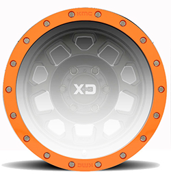 KMC XD132 RGS OPTIONAL DECORATIVE ORANGE RING KMC XD132 RGS OPTIONAL DECORATIVE ORANGE RING